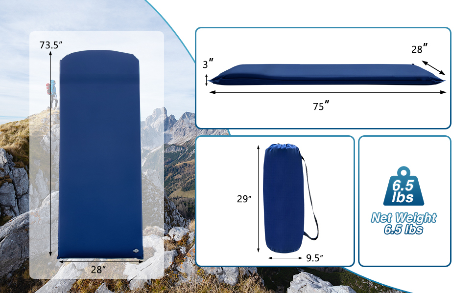 Self-Inflating Sleeping Pad