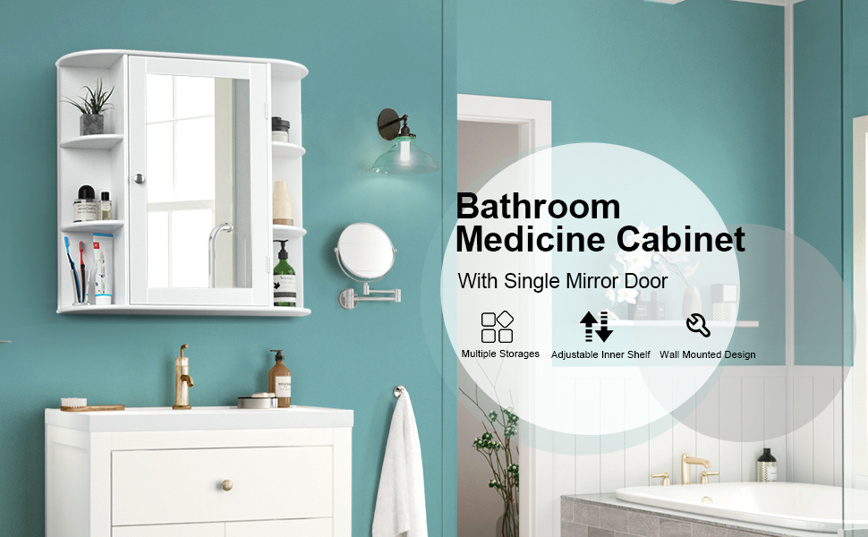 Bathroom Medicine Cabinet with Mirror