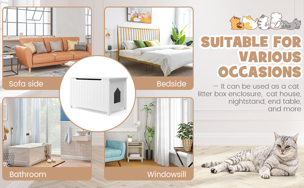 Cat Litter Box Enclosure