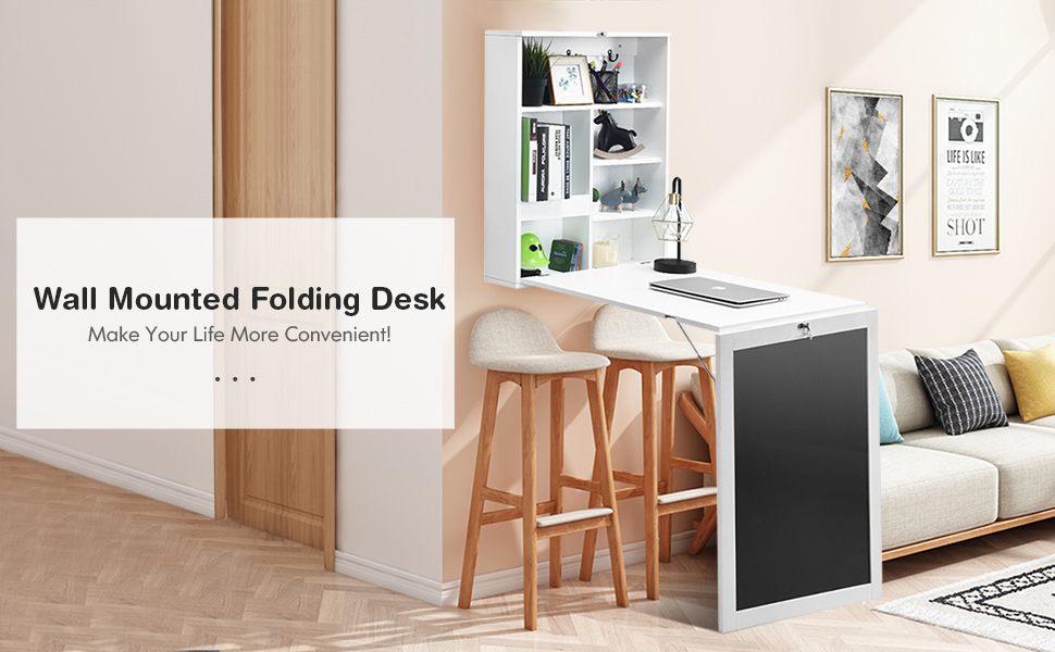 wall mounted desk