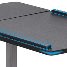 adjustable desk cart