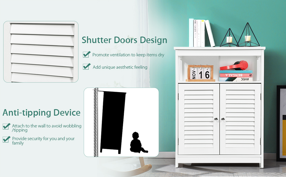 Bathroom Floor Cabinet