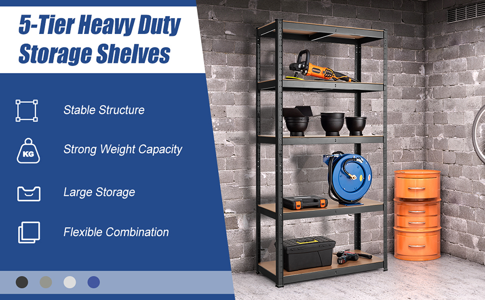 Metal Storage Shelves
