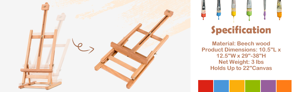 tabletop easel