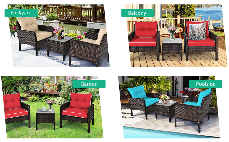 outdoor patio set