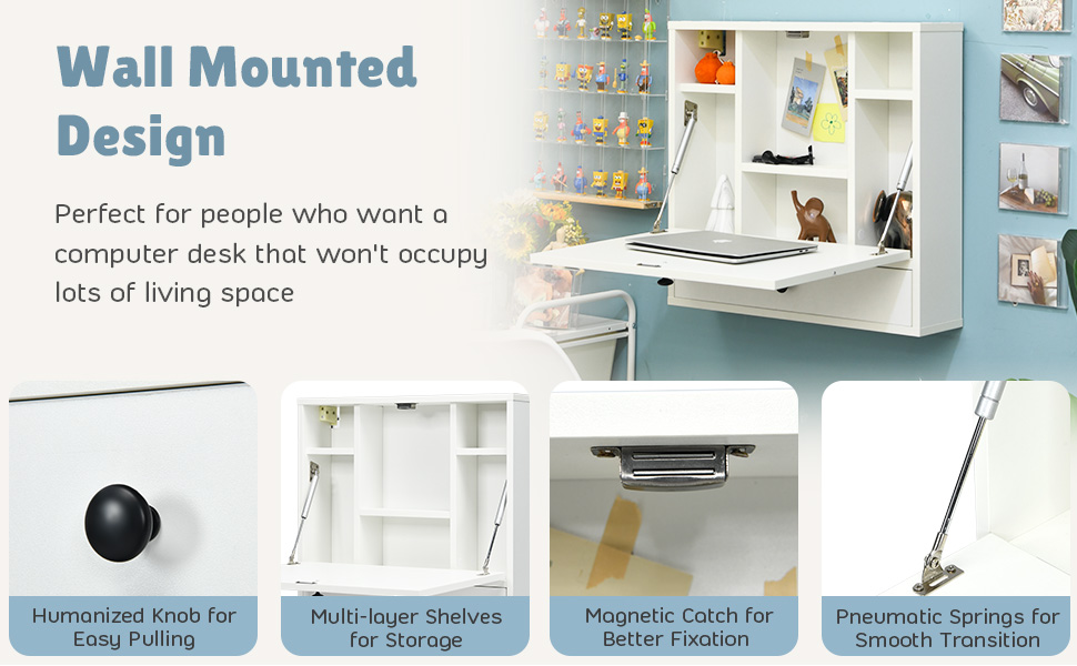 wall desk