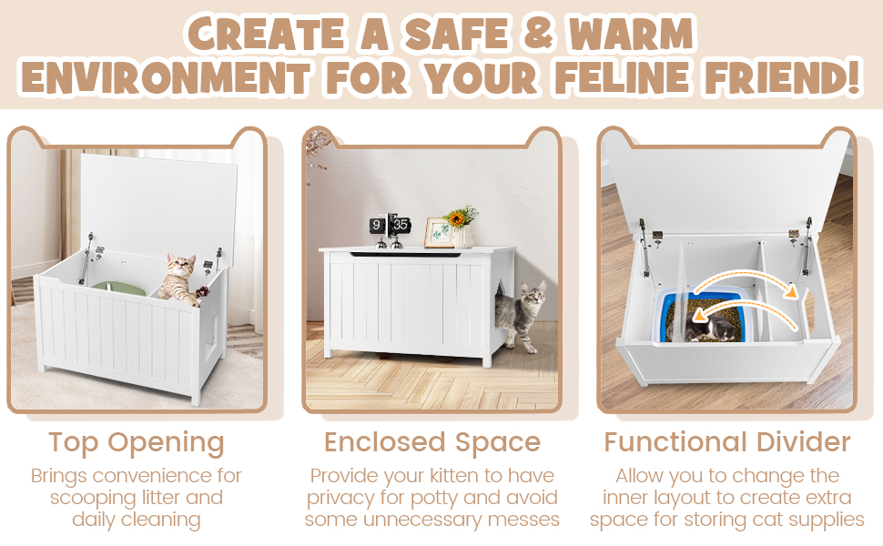 Cat Litter Box Enclosure