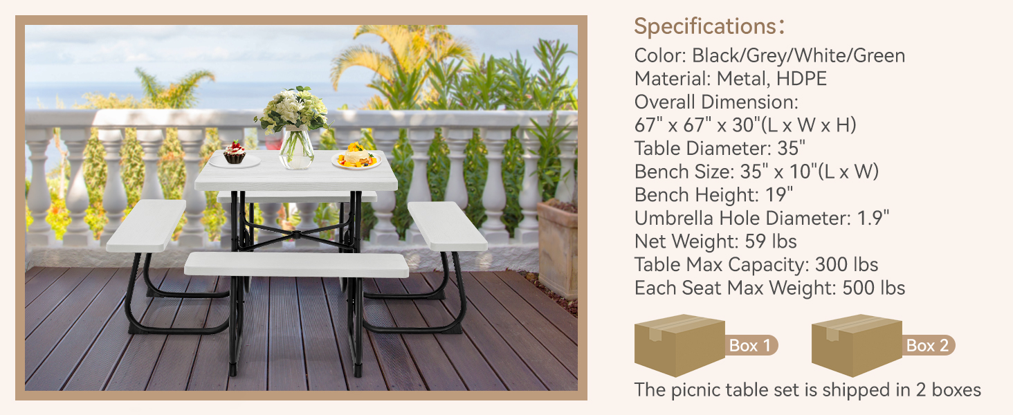 picnic table