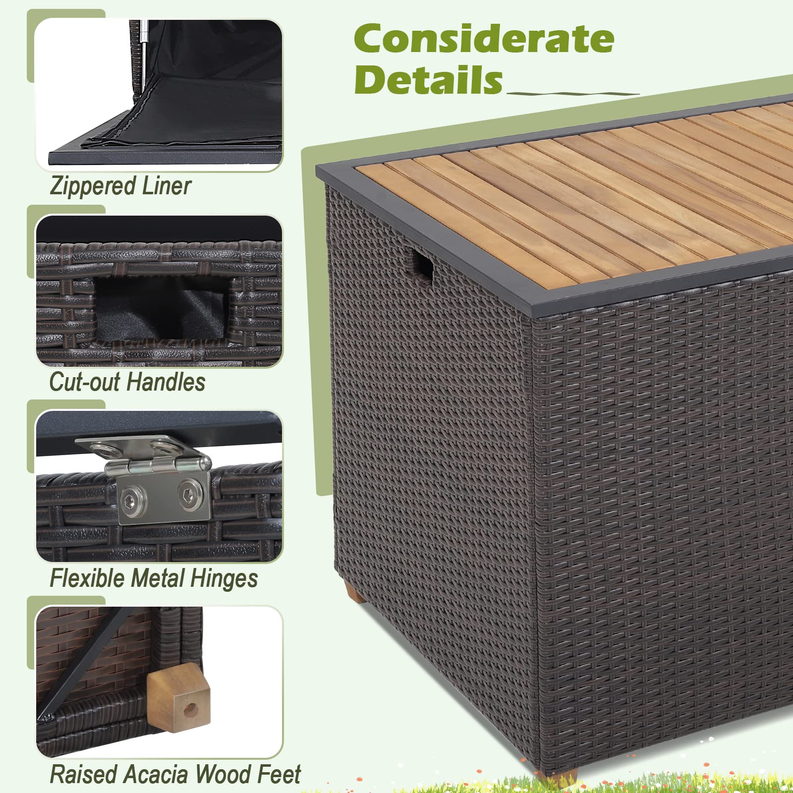 134 Gallon Outdoor Storage Box