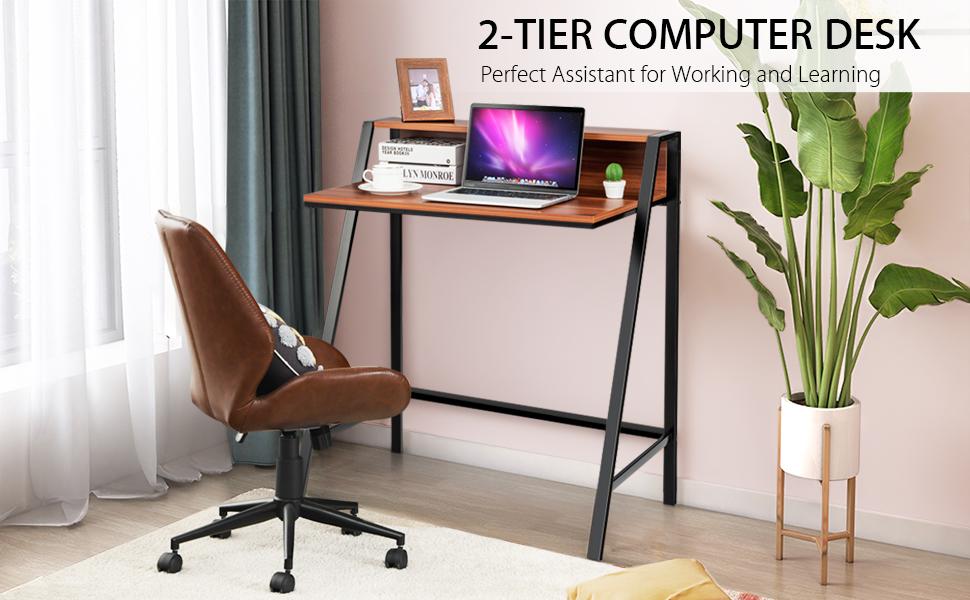 2 tier desk