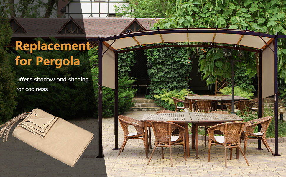 Universal Pergola Replacement Canopy