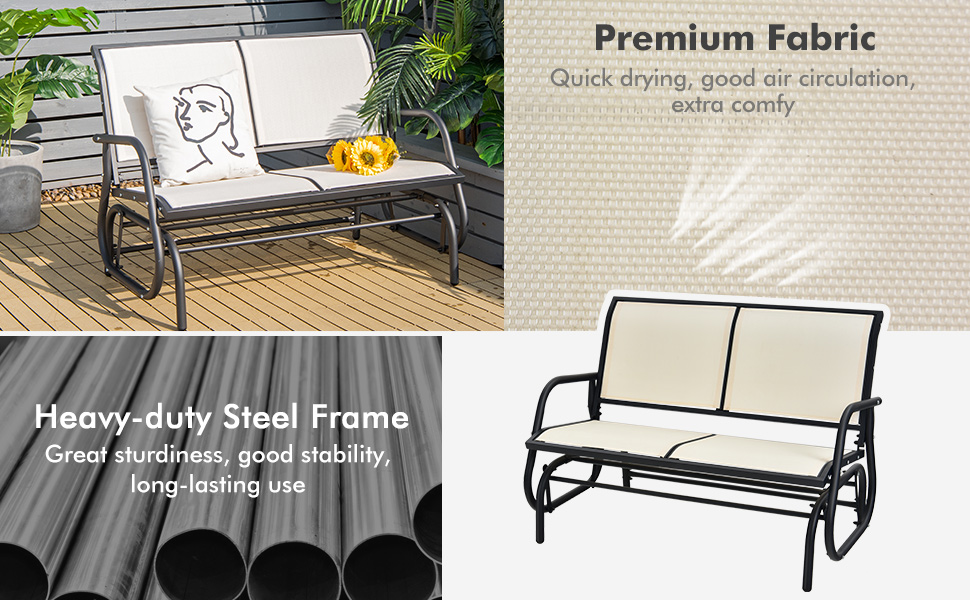 2-Person Patio Glider -