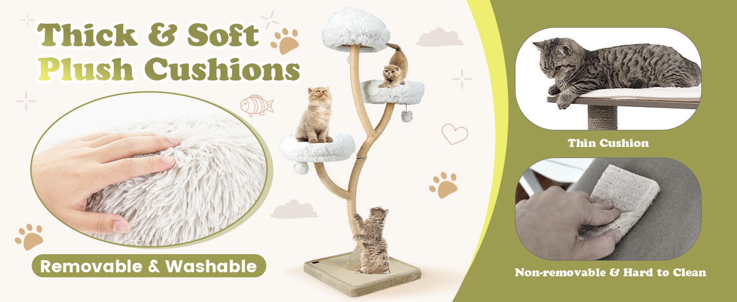 Tall Cat Tree for Indoor Cats