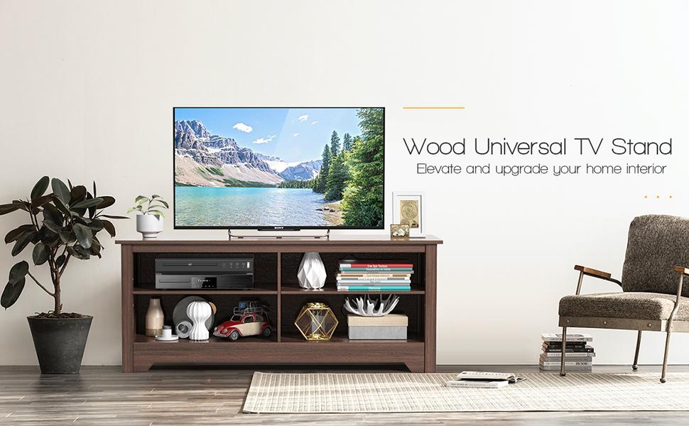 Wood Universal TV Stand