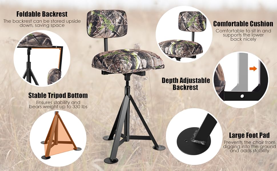 Multi-Position Hunting Chair