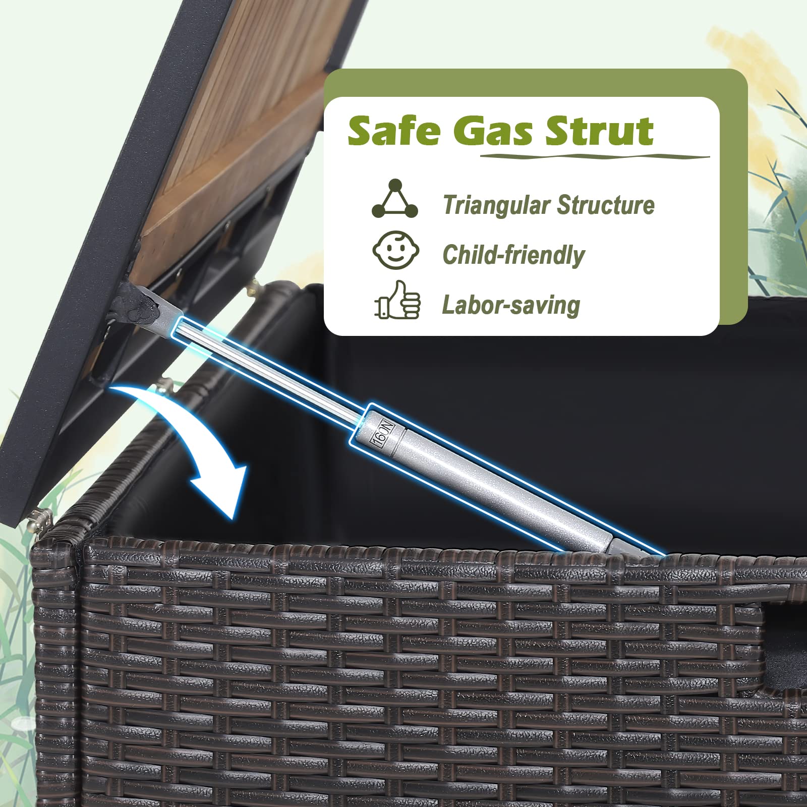 134 Gallon Outdoor Storage Box