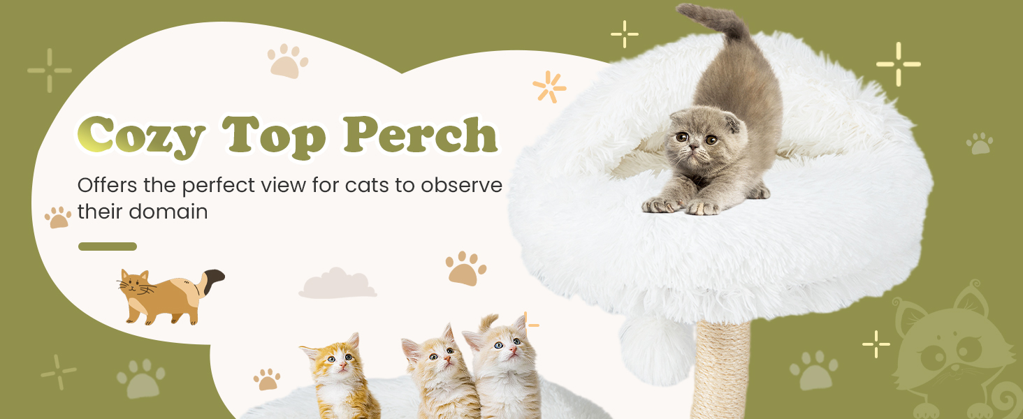 Tall Cat Tree for Indoor Cats