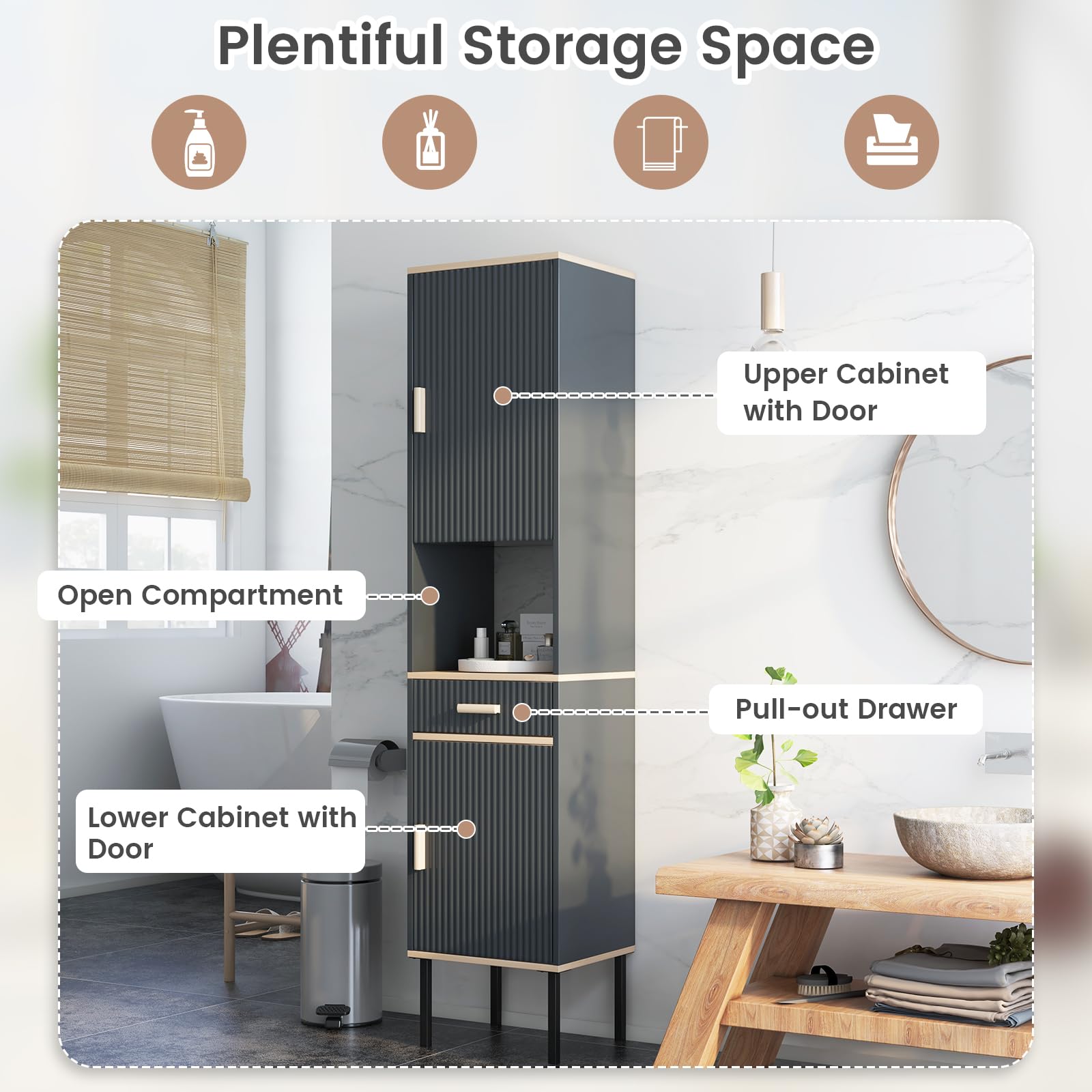 Tall Bathroom Cabinet