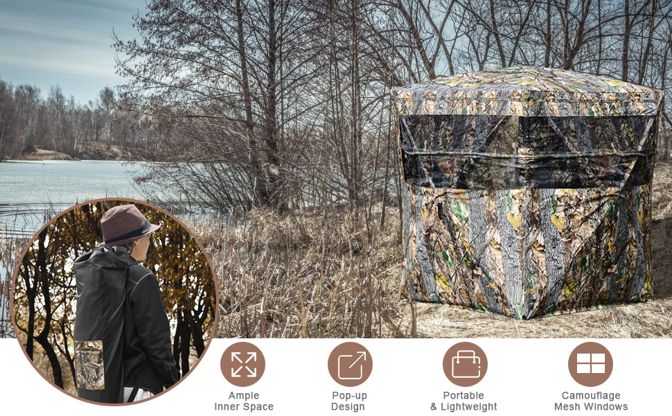 pop up ground blind