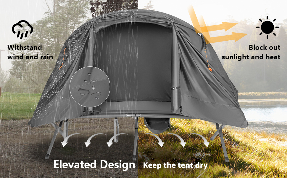 tent cot 1 person