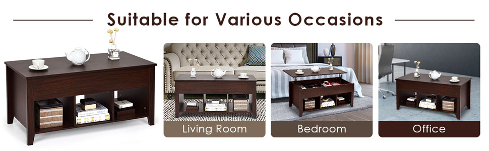 lift top coffee table