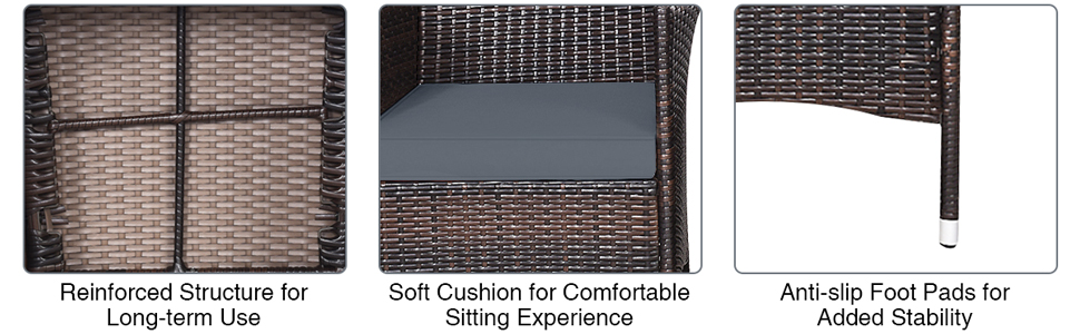 wicker sofa set
