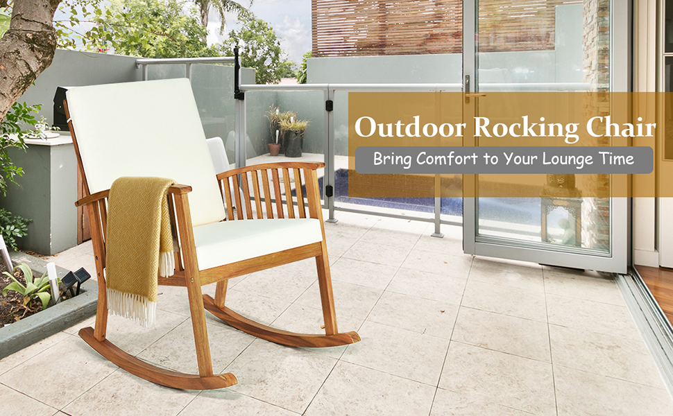 wood rocking chair